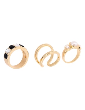 Set anillo circular Lieb pavé