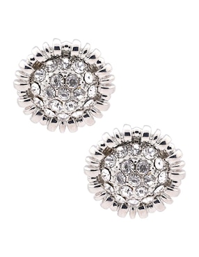 Aretes cortos Lieb con acabado pavé