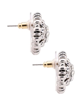 Aretes cortos Lieb con acabado pavé