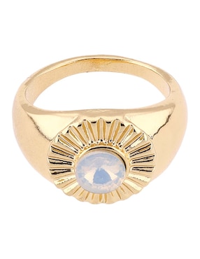 Anillo circular Map brillante