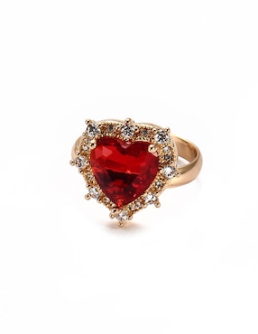 Anillo de corazón Lieb zirconia brillante