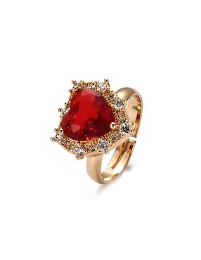 Anillo de corazón Lieb zirconia brillante