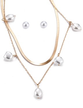 Aretes y collar Lieb