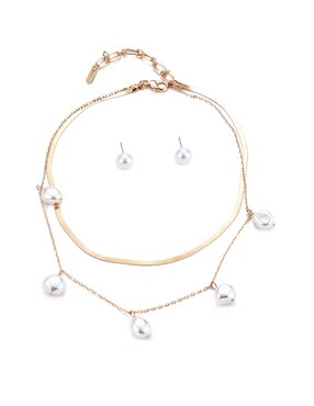 Aretes y collar Lieb
