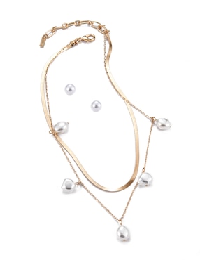 Aretes y collar Lieb