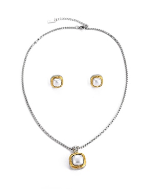 Aretes y collar Lieb