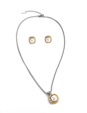 Aretes y collar Lieb