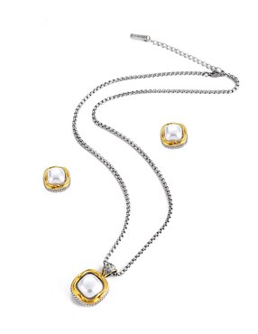 Aretes y collar Lieb