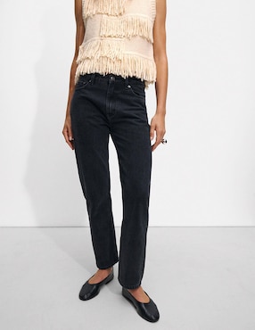 Jeans straight Parfois Pantalón Denim para mujer
