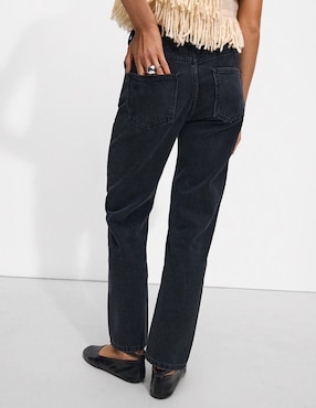 Jeans straight Parfois Pantalón Denim para mujer
