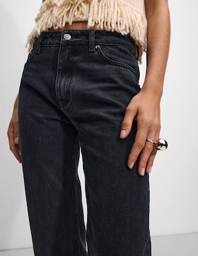 Jeans straight Parfois Pantalón Denim para mujer