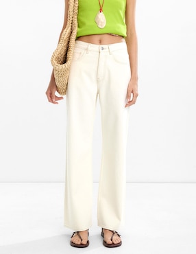 Jeans straight Parfois Pantalón Denim para mujer