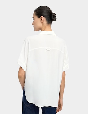 Camisa Parfois manga corta para mujer