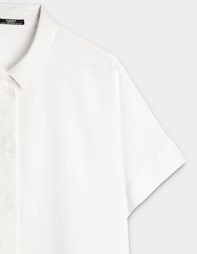 Camisa Parfois manga corta para mujer