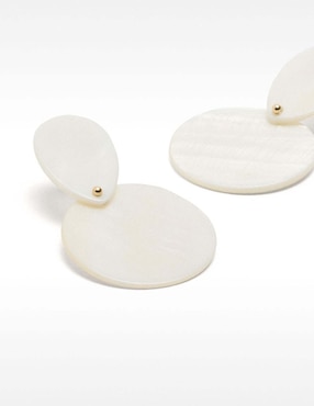 Aretes de aro Parfois Golden Gasics