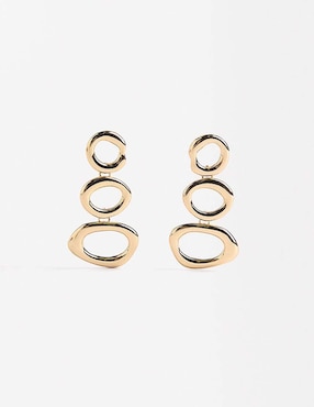 Aretes largos redondos Parfois Permanent Suspended  Frame