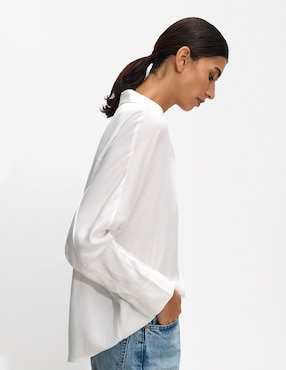 Camisa Parfois manga larga para mujer
