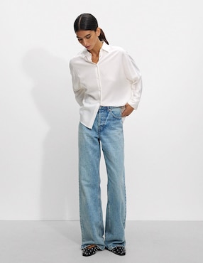 Camisa Parfois manga larga para mujer