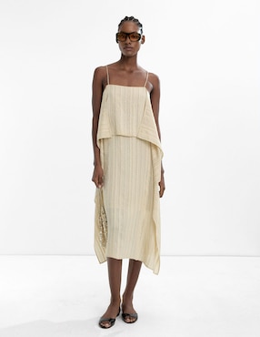 Vestido midi casual Parfois para mujer