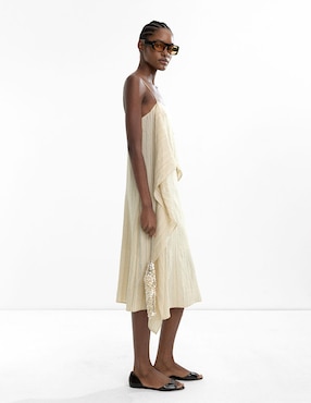Vestido midi casual Parfois para mujer