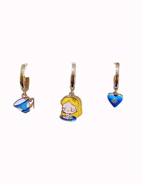 Set de aretes Nira cuento con acabado pulido zirconia cúbica