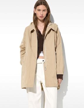 Impermeable con capucha Parfois para mujer