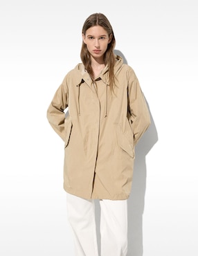 Impermeable con capucha Parfois para mujer