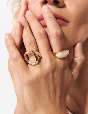 Anillo Parfois Permanent-Suspended Frame brillante
