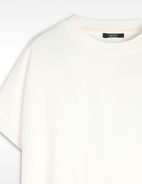 Top Parfois cuello redondo escote regular