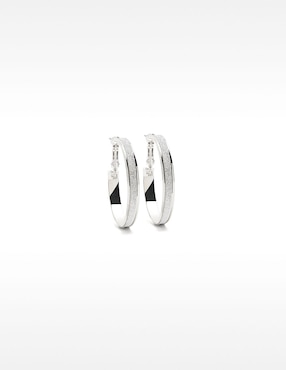 Aretes de aro Parfois Permanent - Rotative Jewellery