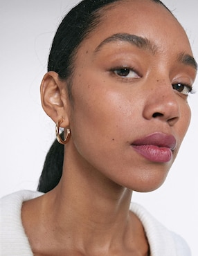 Aretes de aro redondos parfois