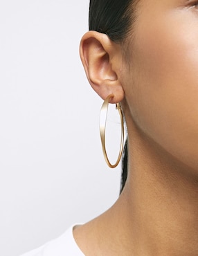 Aretes de aro redondos parfois