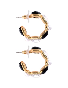 Aretes cortos Lieb con acabado brillante