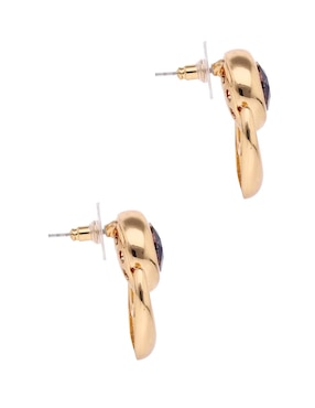 Aretes largos Lieb con acabado pulido