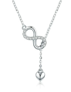 Collar de infinito Chulada Beauty de plata P 925