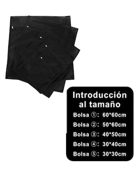 Set de bolsas organizadoras Lab.g 5 piezas