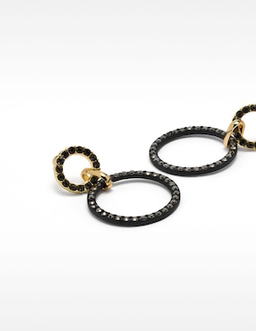 Aretes redondos Parfois con acabado pavé