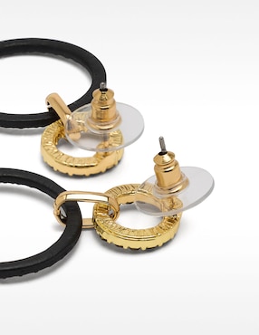 Aretes redondos Parfois con acabado pavé