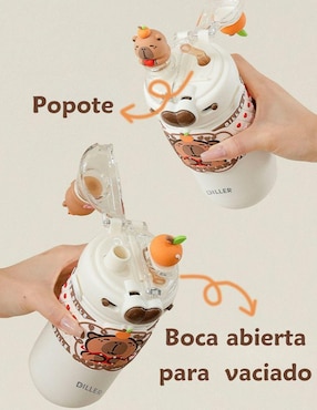 Termo Muytu de acero inoxidable con tapa rosca 520 ml