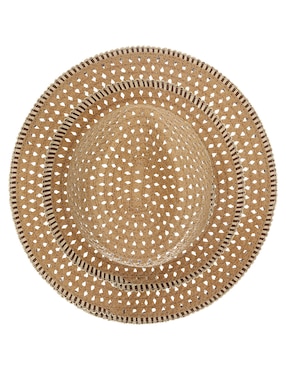 Sombrero ala mediana Map estampado corte láser