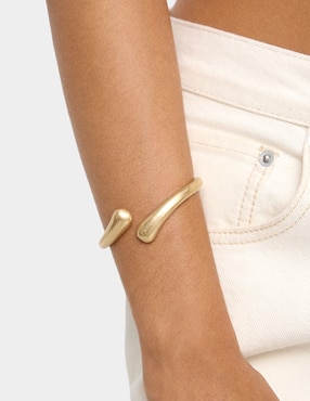 Pulsera Parfois Golden Basics con acabado brillante