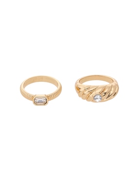 Set anillo Map acabado brillante