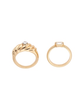 Set anillo Map acabado brillante