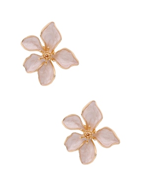 Aretes largos Map con acabado esmaltado