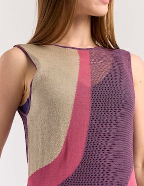 Vestido midi playa Map para mujer