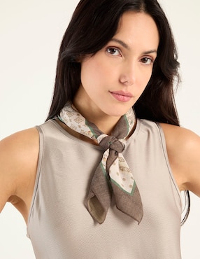 Mascada Map con estampado paisley para mujer