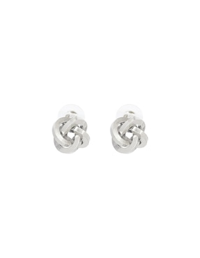 Aretes de entrelazado Map con acabado lustre