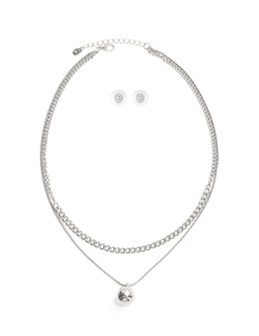 Set de collar y aretes Map