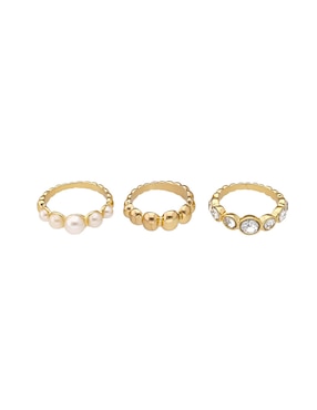 Set anillo Map brillante
