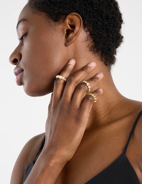 Set anillo Map brillante